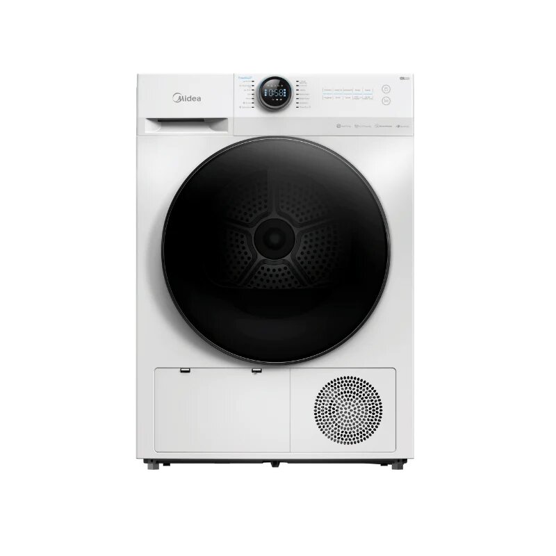 Midea 9KG Heat Pump Tumble Dryer White Smart Control MD200H90WW