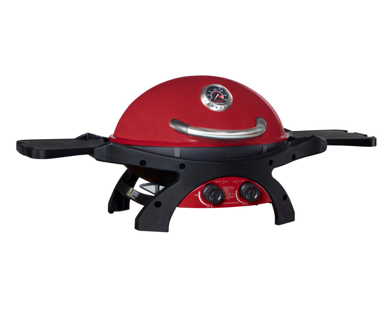 Ziggy Classic Twin Grill Portable LPG BBQ Red XNZ-ZGTGRC