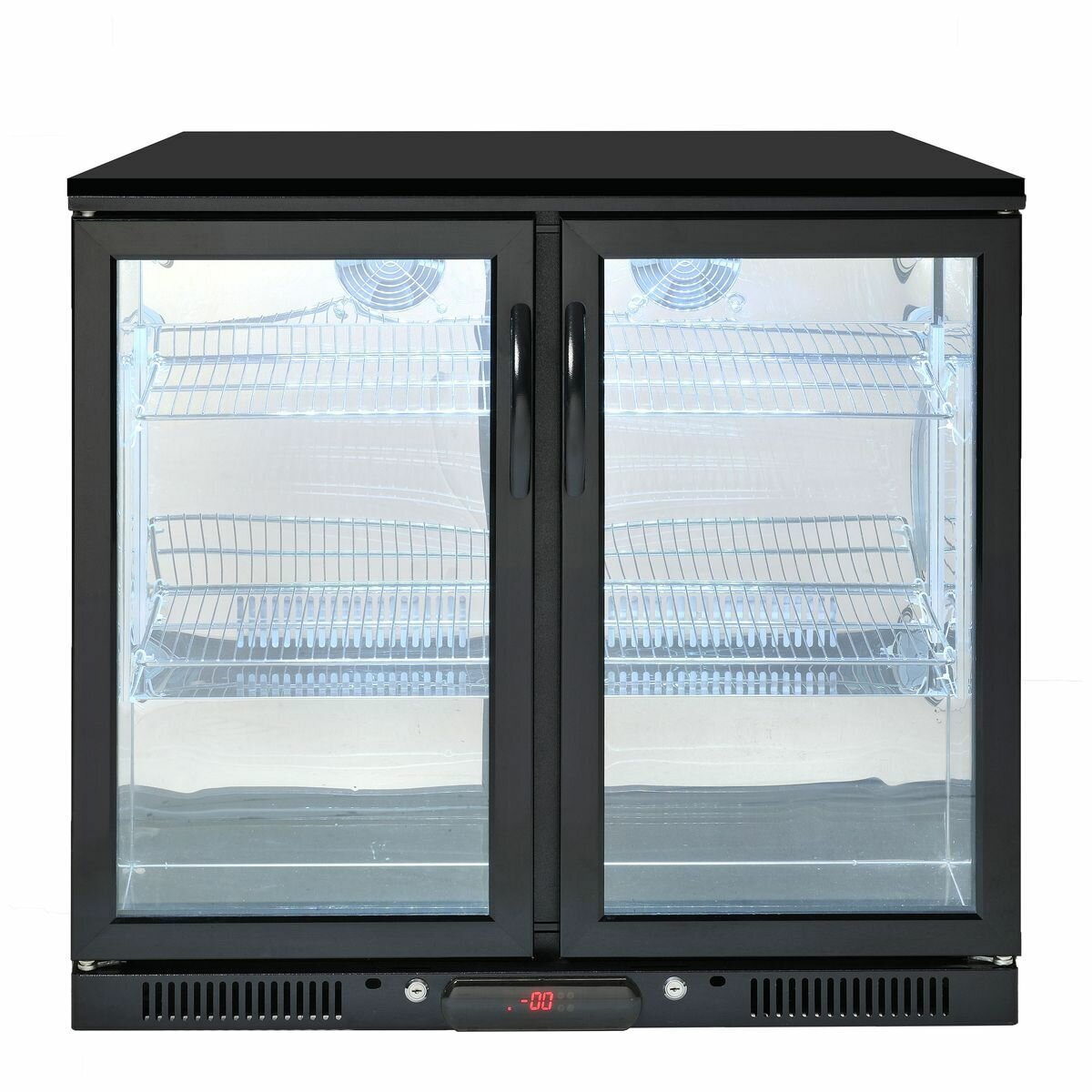 Crossray Double fridge FRIDGE-DBBLK