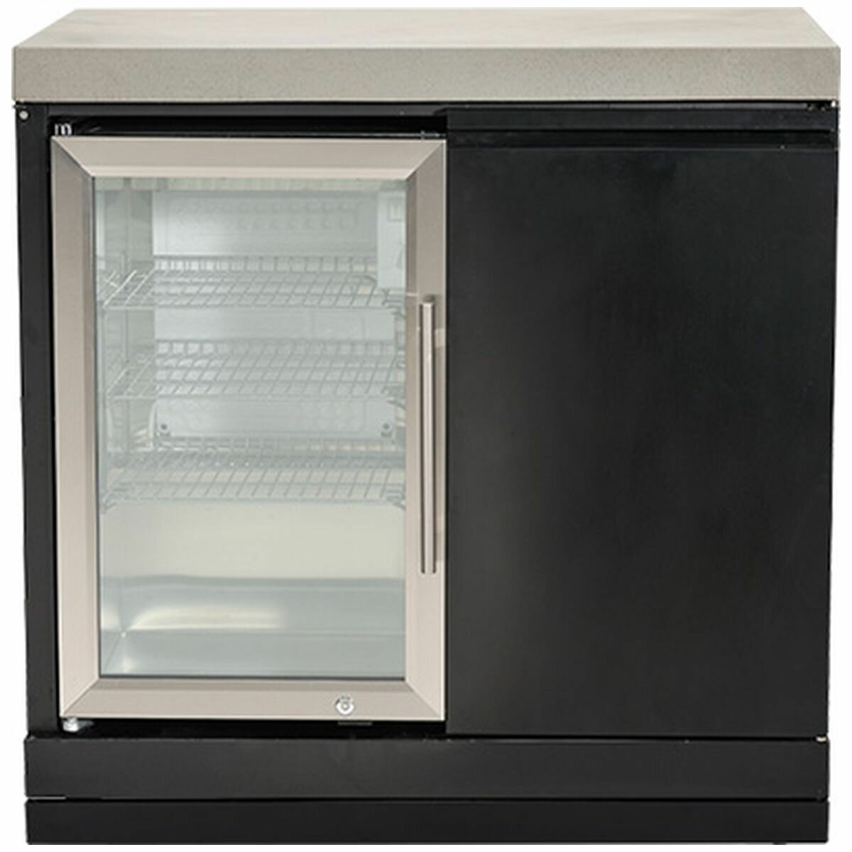 Crossray Double Side Cabinet assembly with Single Fridge TCK-FRIDGEASSY